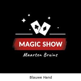 Goochelaar Blauwe Hand